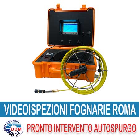 Videoispezioni fognarie Roma