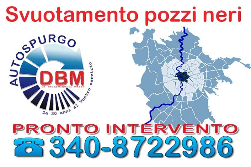 Svuotamento pozzi neri Roma