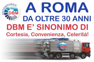 Autospurgo Roma DBM da oltre trenta anni al servizio nella Capitale